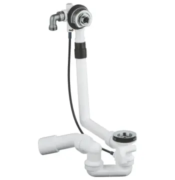 Сифон для ванни без комплекту верхньої монтажної частини GROHE Talentofill (28991000) напівавтоматичний з переливом, без ревізії (Колір хром) 1 1/2'' (28991000)