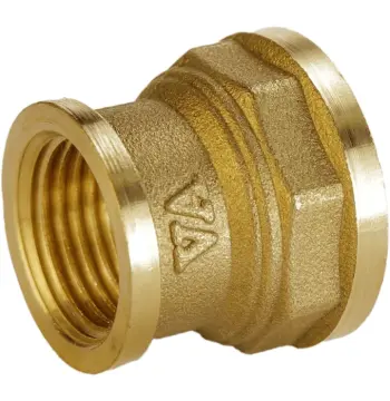 Муфта редукционная 3/4″х1/2″ВВ латунная облегченная А0306А