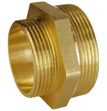 Ниппель редукционный 1 1/2″х1 1/4″НН латунный А0522А