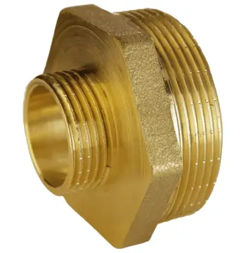 Ниппель редукционный 1 1/4″х 3/4″НН латунный А0593А