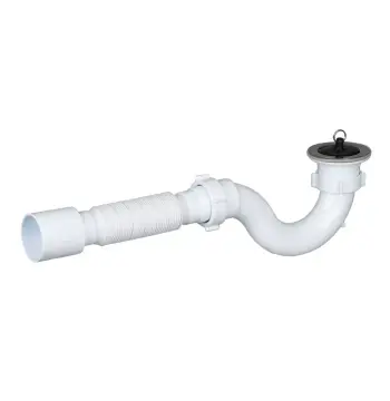 Сифон для душа SOLOPLAST Д0110 с гофротрубой 40/50 (1003927)