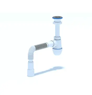 Сифон для мийки ANI-plast C0115, 1 1/2" х 40 з гнучкою трубою 40 x 40/50
