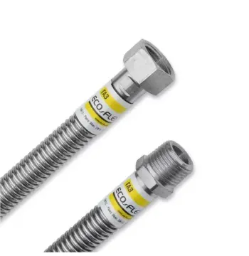 Шланг газовий Eco-Flex Газ/Стандарт 80 см гайка-штуцер 3/4"