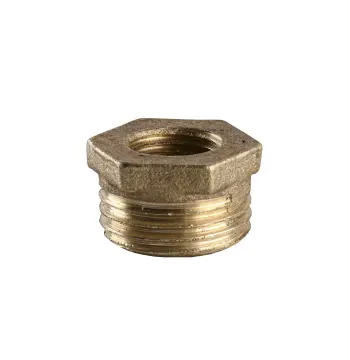 Футорка 1/2″х1/4″НВ латунная (манометр) 703Б