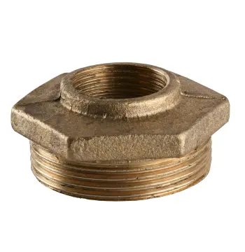 Футорка 1 1/2″х 3/4″НВ латунная 724Б