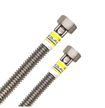 Підводка для газу Eco-Flex Газ/Стандарт 80 см гайка-гайка 1/2"x3/4"