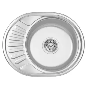 Кухонна мийка WEZER 5745(08) Deсor 570x450x180 мм + сифон