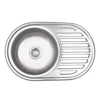 Кухонна мийка WEZER 7750(06) Deсor 770x500x160 мм + сифон