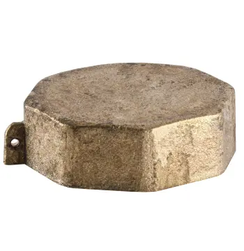 Заглушка 1 1/4″В латунная под пломбу 1096Б