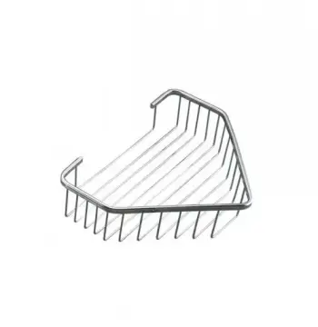 Полиця металева кутова Frap F335, 240х60 мм, хром