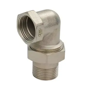 З'єднання американка кутова WEZER DN20 3/4" Вн.-Зов. нікель