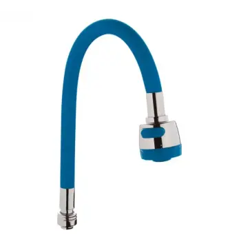 Гнучкий вилив для кухні WEZER WKC-058-BLUE, силіконовий, синій