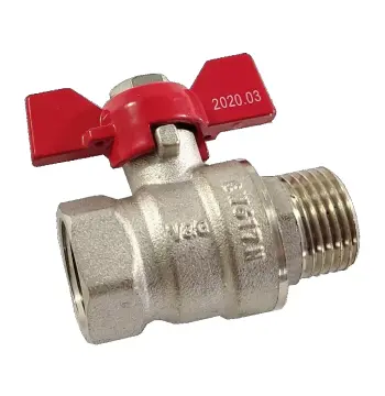 Кран кульовий V&G Optima 3/4" ВЗ (червоний метелик)