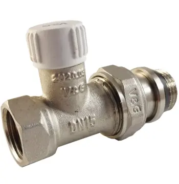Вентиль радіаторний прямий 3/4" V&G,налаштовується