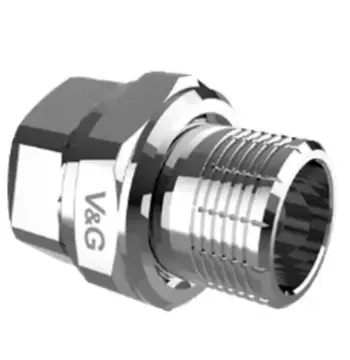 Згін-американка пряма 1/2" хром.V&G
