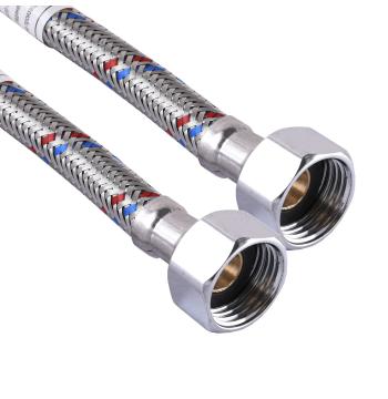 Шланг нержавеющая сталь ECO FIX 1/2″х1/2″ ВВ 0,8 м EPDM