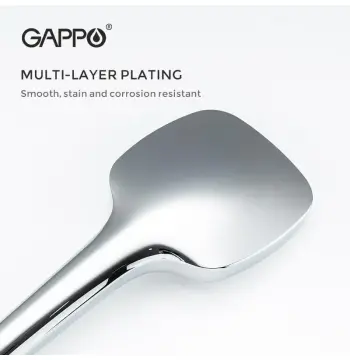 Ручний душ GAPPO G001, 3-режим, білий/хром