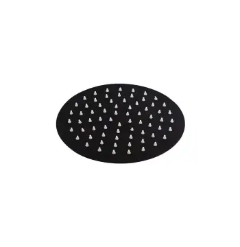 Душова лійка WEZER WKY-20-BLACK кругла 200 мм