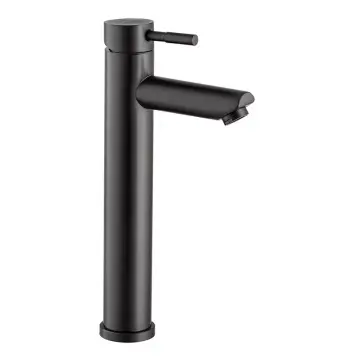Змішувач для умивальника WEZER EKO11A-01-BLACK високий