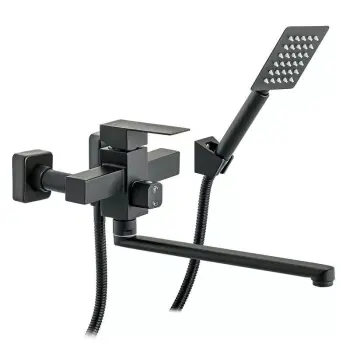 Змішувач для ванни WEZER PRO7-02-BLACK поворотний