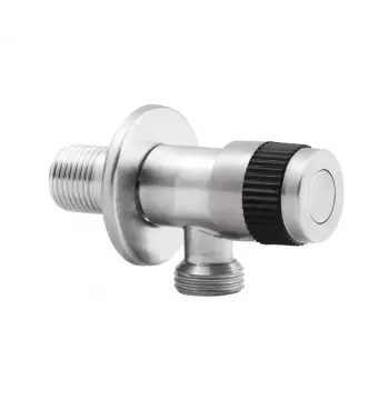 Кран приладовий WEZER SOL21A-12 1/2"x1/2" нержавіюча сталь