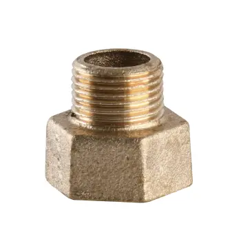 Переходник редукционный 1/2″х3/8″ВН латунный 640Б