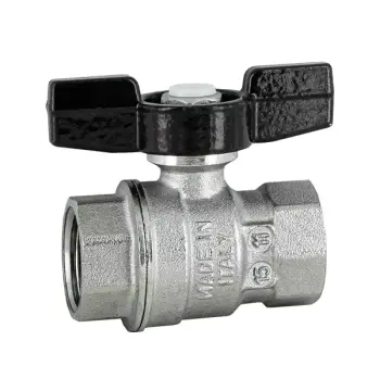 Кран кульовий Officine Rigamonti Aurea PN35 3/4" вн.-вн., метелик (1110.020)