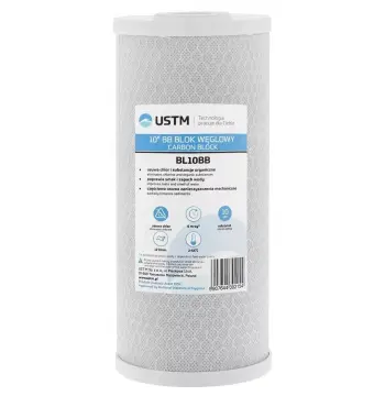 Картридж із пресованого активованого вугілля USTM 4,5"х10" (BL10BB)