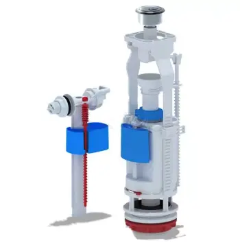Комплект механізму бачка унітазу Kronoplast BK2R1110 з подвійним зливом, 1/2" з бічним підведенням