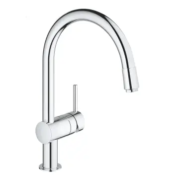 Змішувач для кухні з висувним виливом Grohe Minta (32918000)