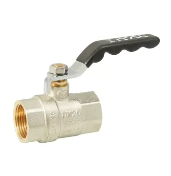 Кран кульовий ITAL PN40 3/4" вн.-вн., ручка, нікель