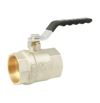 Кран кульовий ITAL PN25 2" вн.-вн., ручка, нікель