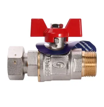 Кран шаровый прямой с накидной гайкой SOLOMON 3/4″ НВ PN40 160406