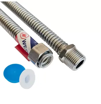 Шланг для води WEG Ø 1/2" 0.2 м ВЗ (W-46)