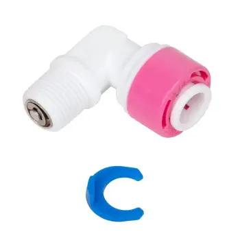 Кутовий фітинг із зворотним клапаном ITAL 1/8"РН x 1/4"Q (ST007A)