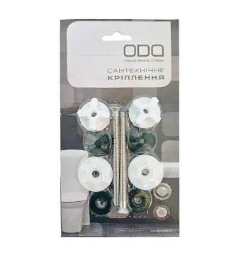 Крепеж для бачка унитаза ODA КР 608 из нержавеющей стали 6х80 мм (1046785)