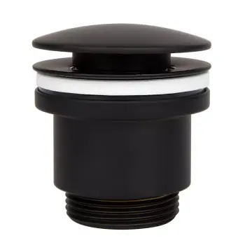 Донний клапан ITAL HF1083-BPM, автомат, Ø63мм, 1 1/4", латунь, чорний