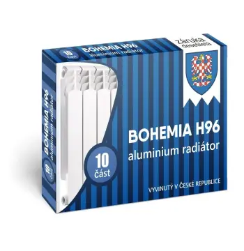 Радіатор алюм. BOHEMIA 500/96 (1секц. = 198 Вт, 1,055 кг )