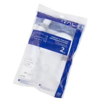 P1010 напівсифон 1 1/2*40, без випуску, прямоточний, гофротруба 40*40/50