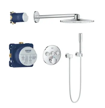 Душевая система скрытого монтажа с термостатом Grohe Grohtherm SmartControl (34705000)