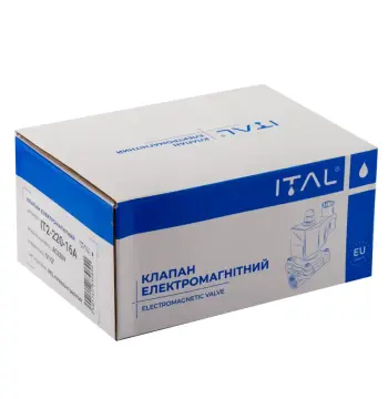 IT2-220-16A Клапан 1/2" електромагніт (NC) нормально-закрит. ITAL 2W160-15 AC 220V
