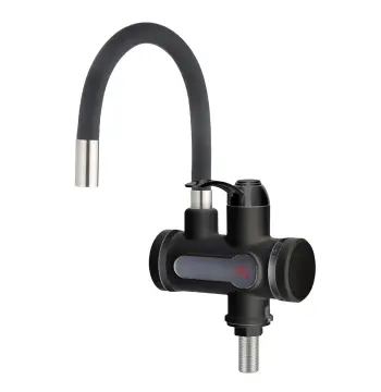 Проточник SDR-G15T-Black кухня поворотний гнучкий вилив (3,0 кВт + датчик темп.)