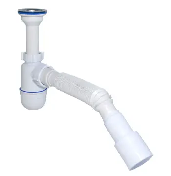 Сифон Waterstal А-32019 под умывальник 1 1/2″ с гибкой гофрой