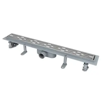 IT13-FT01/400 ITAL Душовий трап 400*70*67 мм ABS пластик, сірий (блістер)