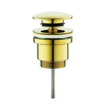 Донный клапан FRAP F62-3 автоматический 1 1/4" диаметр 41 мм золотой