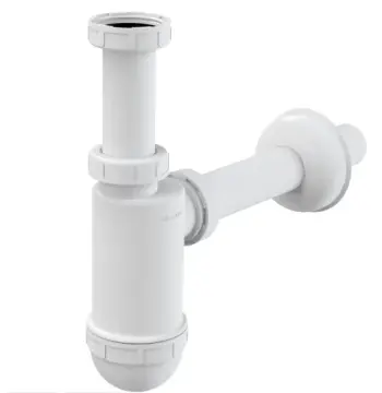 Сифон для умывальника ALCA PLAST A430 1 1/4" с жесткой трубкой 32 мм
