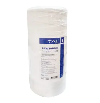 Картридж для фільтра води ITAL PPW20BB10IT 4.5"x10" 20 мкм поліпропіленова нитка