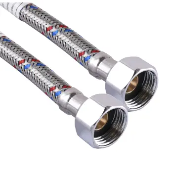 Шланг нержавеющая сталь ECO FIX 1/2″х1/2″ ВВ 1,0 м EPDM