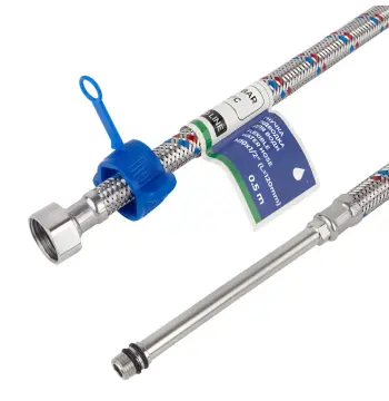 Гибкая М101/2 подводка ITAL STANDARD из нержавеющей стали 800 мм 1/2" М10 120мм (1056822)