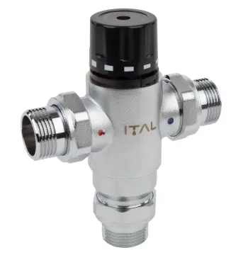 Клапан термостат. змішувальний 1" ITAL нік. (IT100-H1040)